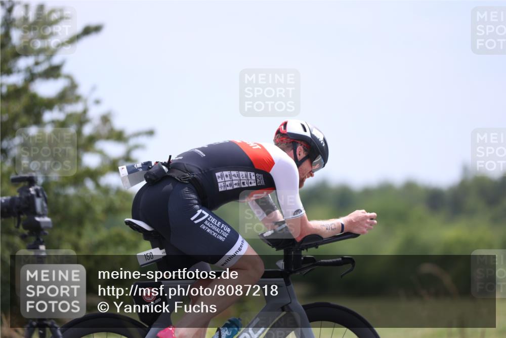 22.06.2025 - Viking Triathlon Yannick Fuchs http://msf.ph/oto/8087218 22.06.2025 12:57:48 Radfahren 150, 638 meine-sportfotos.de