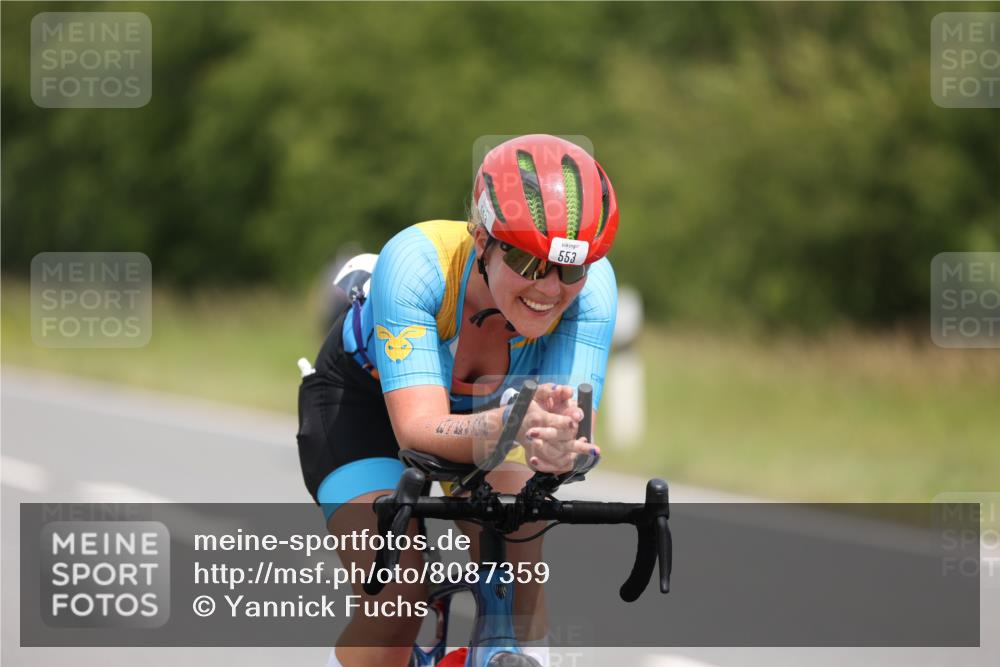 22.06.2025 - Viking Triathlon Yannick Fuchs http://msf.ph/oto/8087359 22.06.2025 13:01:29 Radfahren 95, 463, 553 meine-sportfotos.de