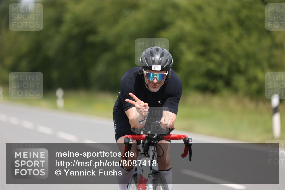22.06.2025 - Viking Triathlon Yannick Fuchs http://msf.ph/oto/8087418 22.06.2025 13:02:24 Radfahren 370 meine-sportfotos.de