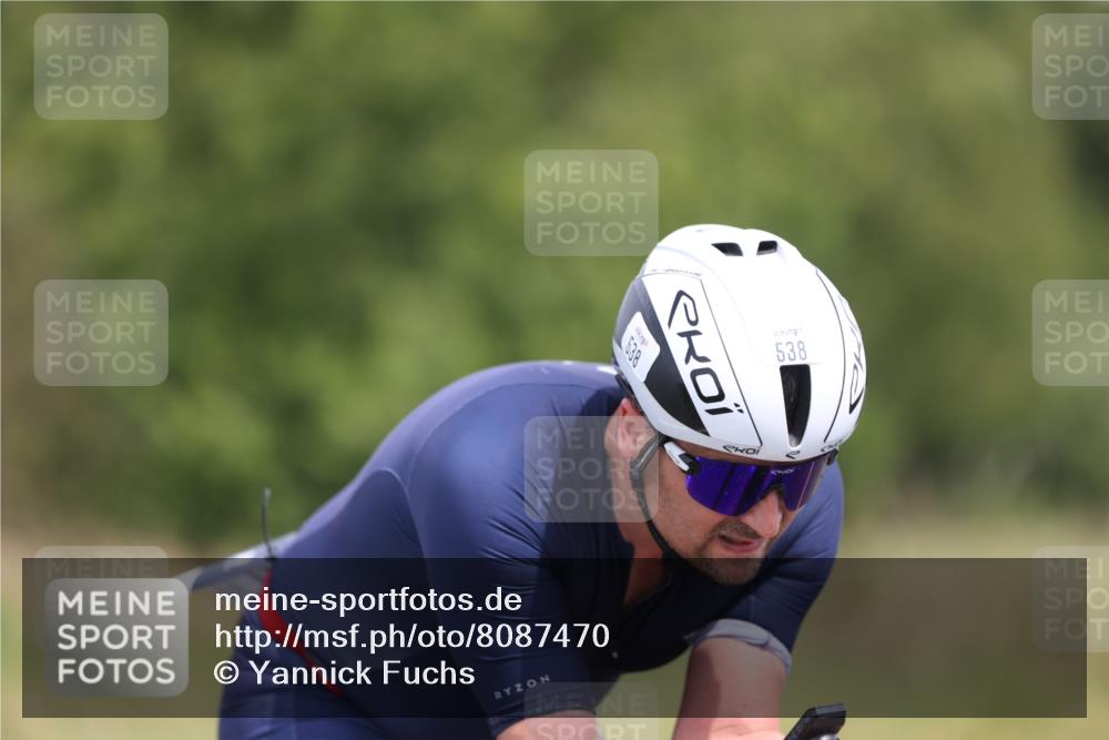 22.06.2025 - Viking Triathlon Yannick Fuchs http://msf.ph/oto/8087470 22.06.2025 13:03:47 Radfahren 130, 538 meine-sportfotos.de