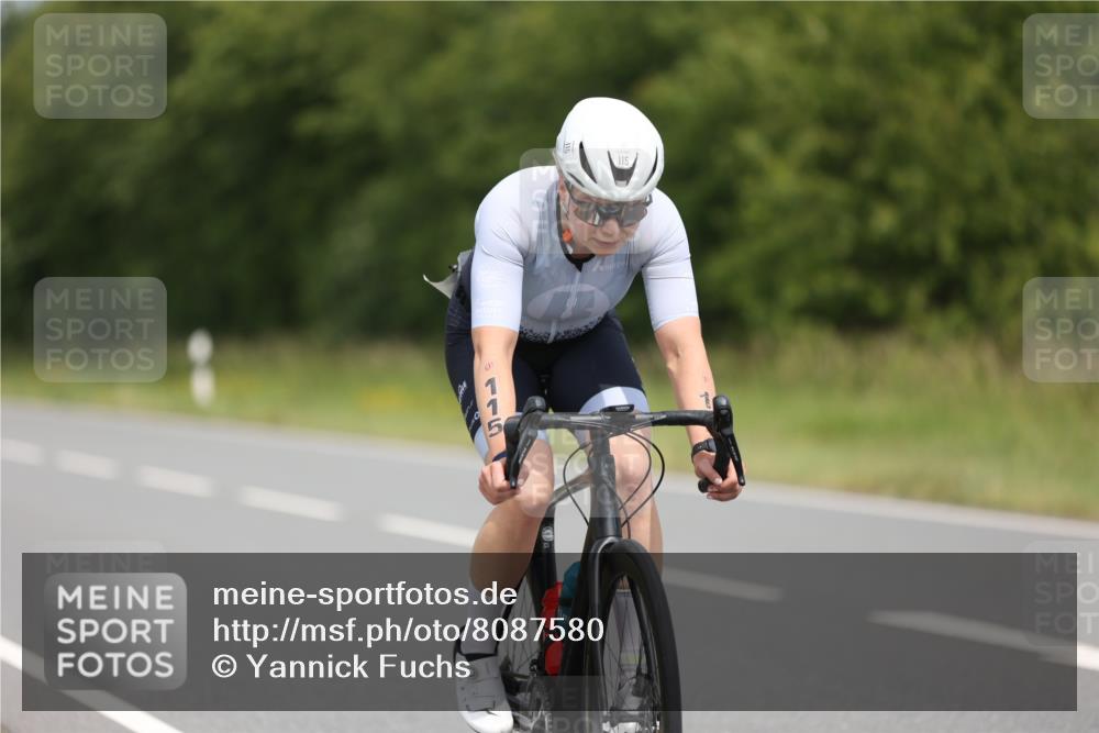 22.06.2025 - Viking Triathlon Yannick Fuchs http://msf.ph/oto/8087580 22.06.2025 13:08:20 Radfahren 115, 494 meine-sportfotos.de