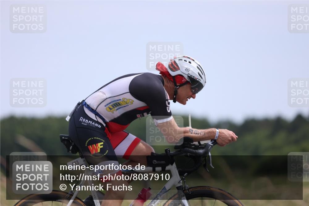 22.06.2025 - Viking Triathlon Yannick Fuchs http://msf.ph/oto/8087910 22.06.2025 13:12:32 Radfahren 83, 493 meine-sportfotos.de
