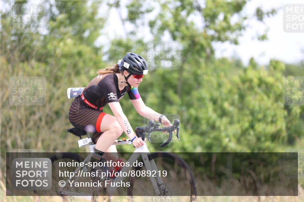 22.06.2025 - Viking Triathlon Yannick Fuchs http://msf.ph/oto/8089219 22.06.2025 13:20:02 Radfahren 319, 379 meine-sportfotos.de