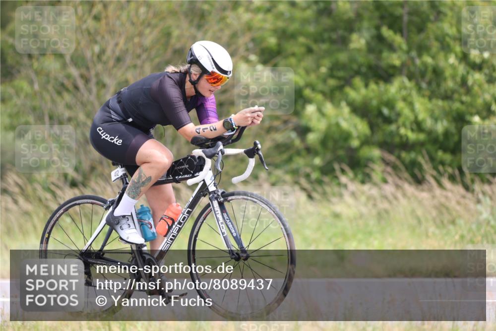 22.06.2025 - Viking Triathlon Yannick Fuchs http://msf.ph/oto/8089437 22.06.2025 13:21:05 Radfahren 412, 525, 615 meine-sportfotos.de