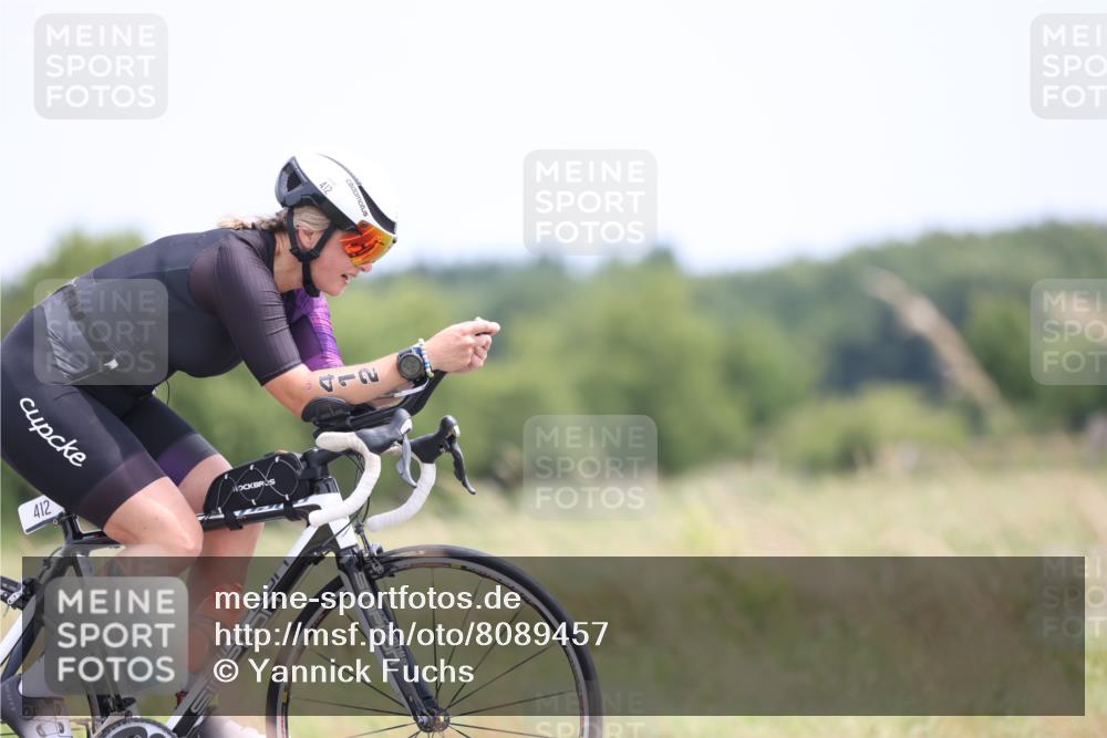 22.06.2025 - Viking Triathlon Yannick Fuchs http://msf.ph/oto/8089457 22.06.2025 13:21:06 Radfahren 412, 525, 615 meine-sportfotos.de