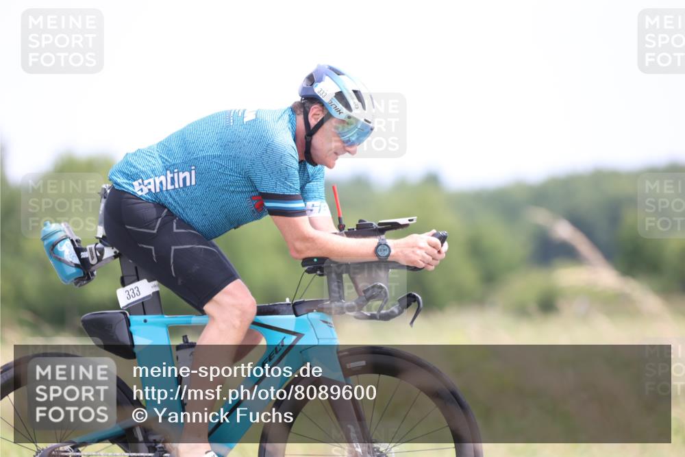 22.06.2025 - Viking Triathlon Yannick Fuchs http://msf.ph/oto/8089600 22.06.2025 13:21:17 Radfahren 333, 615 meine-sportfotos.de