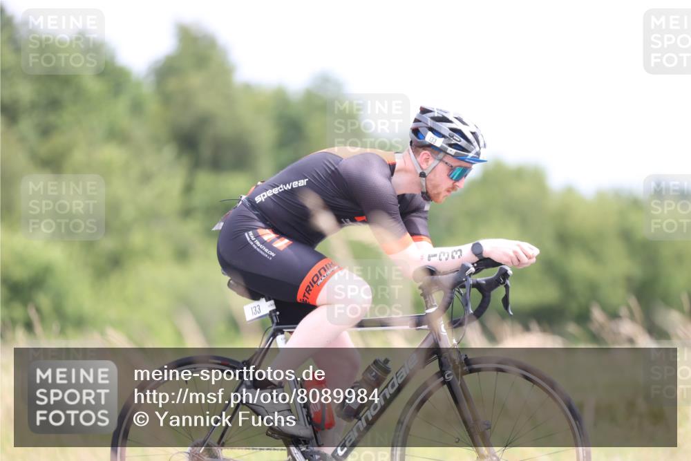 22.06.2025 - Viking Triathlon Yannick Fuchs http://msf.ph/oto/8089984 22.06.2025 13:22:00 Radfahren 133 meine-sportfotos.de