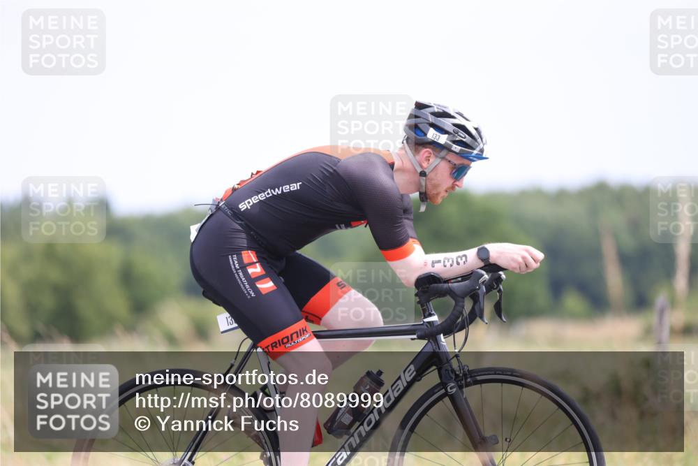 22.06.2025 - Viking Triathlon Yannick Fuchs http://msf.ph/oto/8089999 22.06.2025 13:22:01 Radfahren 133 meine-sportfotos.de