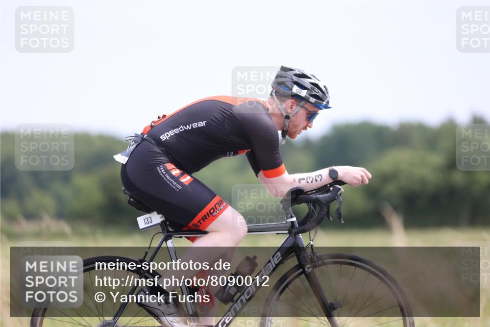 22.06.2025 - Viking Triathlon Yannick Fuchs http://msf.ph/oto/8090012 22.06.2025 13:22:01 Radfahren 133 meine-sportfotos.de