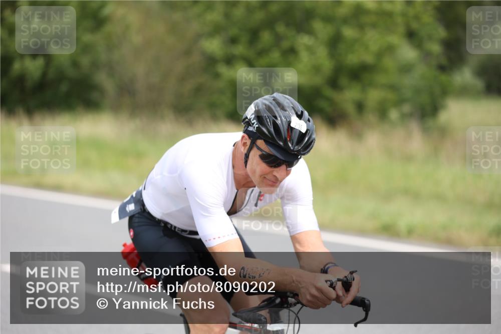 22.06.2025 - Viking Triathlon Yannick Fuchs http://msf.ph/oto/8090202 22.06.2025 13:23:50 Radfahren 205, 514 meine-sportfotos.de