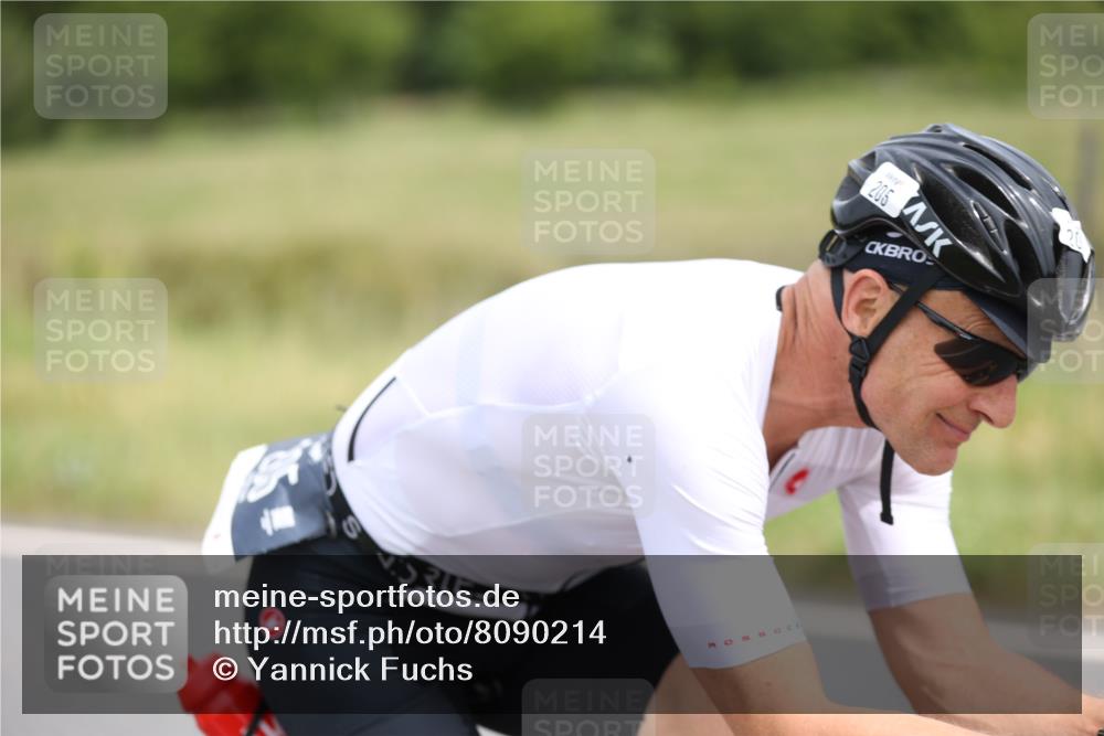 22.06.2025 - Viking Triathlon Yannick Fuchs http://msf.ph/oto/8090214 22.06.2025 13:23:50 Radfahren 205, 514 meine-sportfotos.de