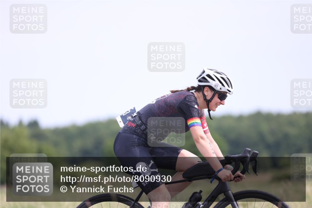 22.06.2025 - Viking Triathlon Yannick Fuchs http://msf.ph/oto/8090930 22.06.2025 13:26:11 Radfahren 183, 542 meine-sportfotos.de