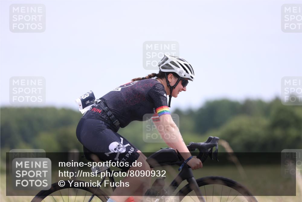 22.06.2025 - Viking Triathlon Yannick Fuchs http://msf.ph/oto/8090932 22.06.2025 13:26:11 Radfahren 183, 542 meine-sportfotos.de