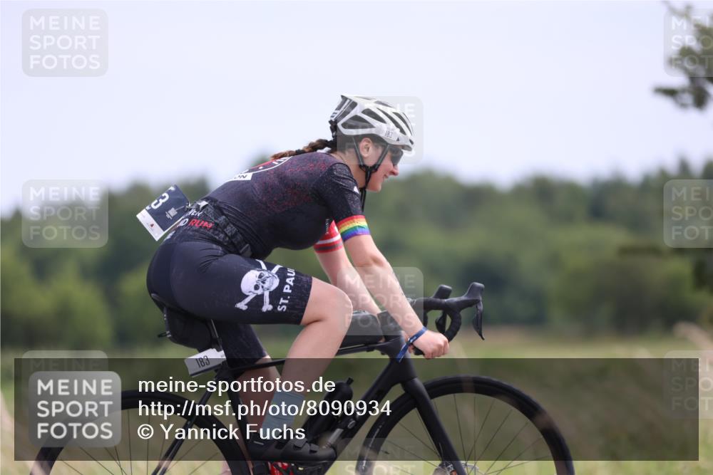 22.06.2025 - Viking Triathlon Yannick Fuchs http://msf.ph/oto/8090934 22.06.2025 13:26:12 Radfahren 183, 496, 542 meine-sportfotos.de