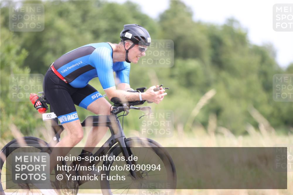 22.06.2025 - Viking Triathlon Yannick Fuchs http://msf.ph/oto/8090994 22.06.2025 13:26:25 Radfahren 422, 423, 496 meine-sportfotos.de