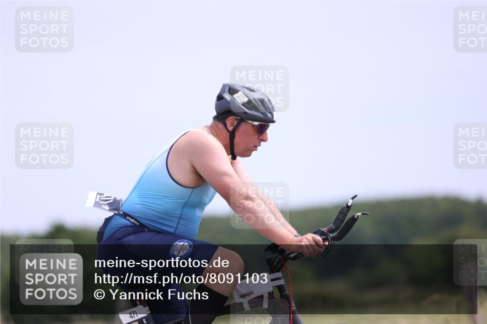 22.06.2025 - Viking Triathlon Yannick Fuchs http://msf.ph/oto/8091103 22.06.2025 13:26:44 Radfahren 471, 498 meine-sportfotos.de