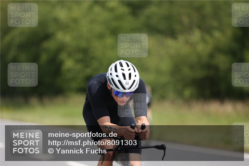 22.06.2025 - Viking Triathlon Yannick Fuchs http://msf.ph/oto/8091303 22.06.2025 11:53:22 Radfahren 148, 189, 360 meine-sportfotos.de