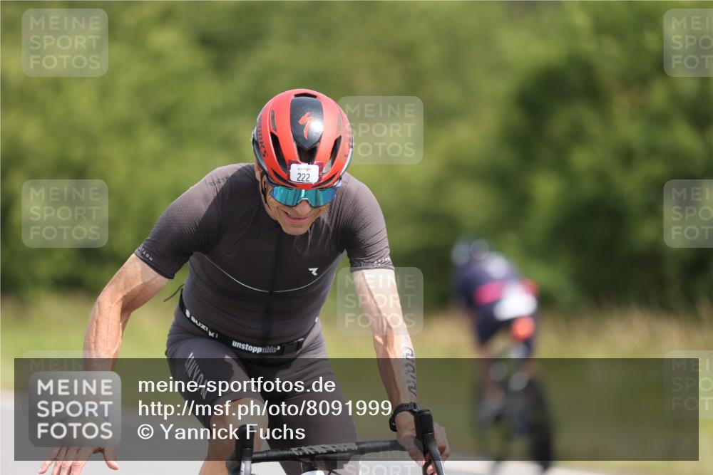 22.06.2025 - Viking Triathlon Yannick Fuchs http://msf.ph/oto/8091999 22.06.2025 11:54:05 Radfahren 159, 222 meine-sportfotos.de