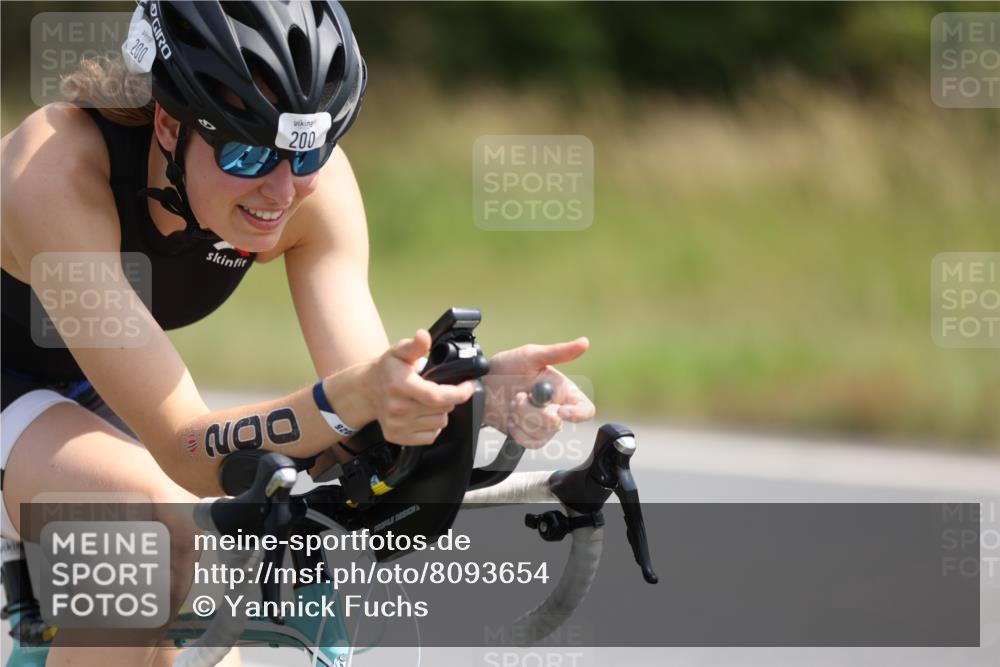 22.06.2025 - Viking Triathlon Yannick Fuchs http://msf.ph/oto/8093654 22.06.2025 11:18:48 Radfahren 200, 438, 602 meine-sportfotos.de