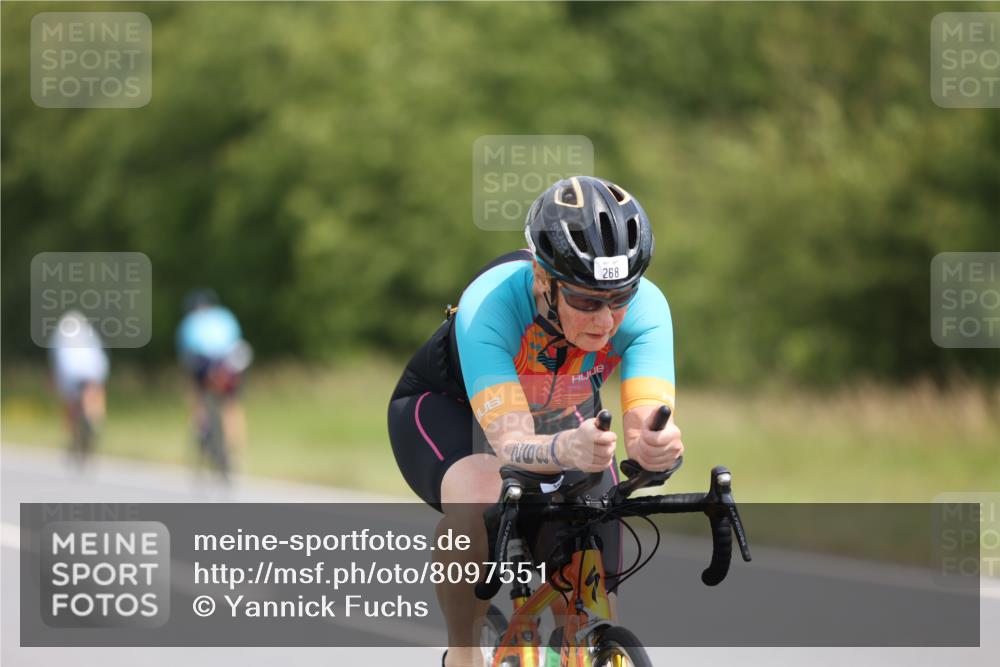 22.06.2025 - Viking Triathlon Yannick Fuchs http://msf.ph/oto/8097551 22.06.2025 12:00:20 Radfahren 261, 268, 434, 489, 494, 602 meine-sportfotos.de