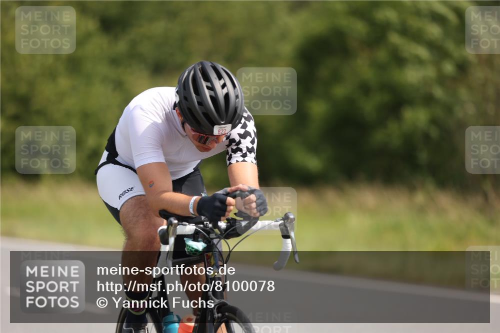 22.06.2025 - Viking Triathlon Yannick Fuchs http://msf.ph/oto/8100078 22.06.2025 11:24:21 Radfahren 160, 241, 319, 366, 383, 518, 540, 618 meine-sportfotos.de