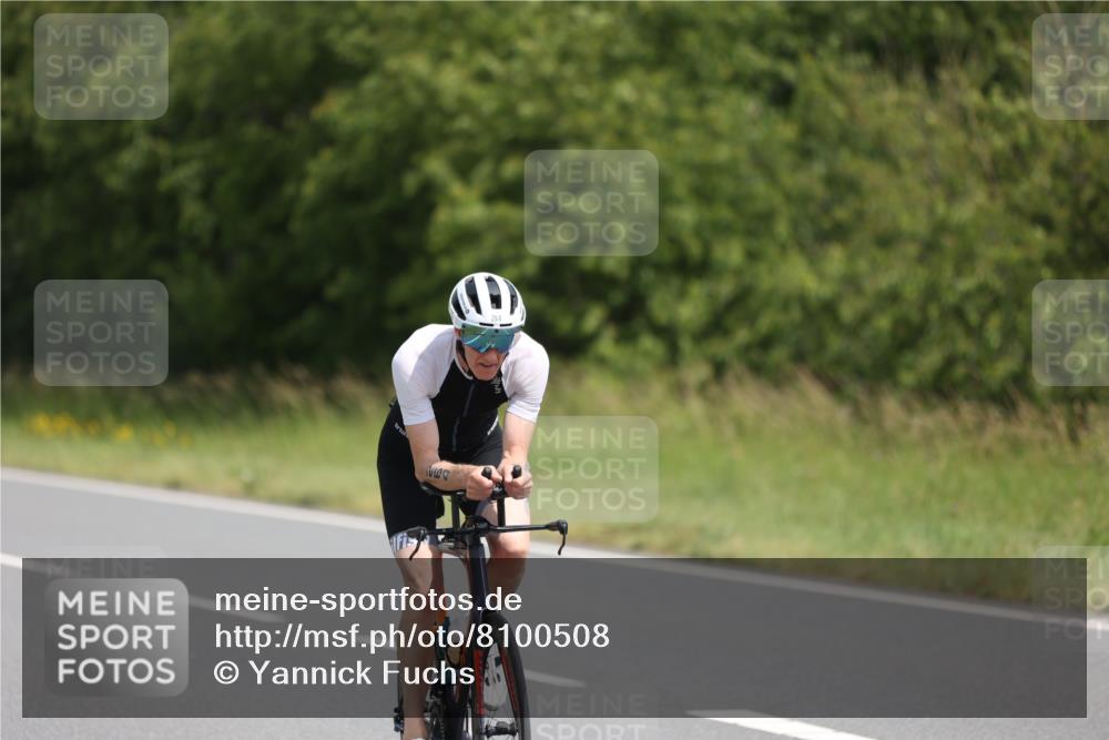 22.06.2025 - Viking Triathlon Yannick Fuchs http://msf.ph/oto/8100508 22.06.2025 12:03:49 Radfahren 60, 264, 629 meine-sportfotos.de