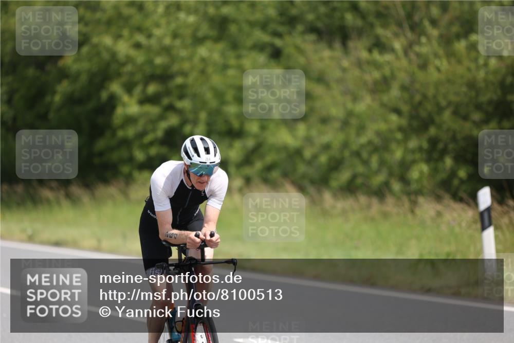 22.06.2025 - Viking Triathlon Yannick Fuchs http://msf.ph/oto/8100513 22.06.2025 12:03:49 Radfahren 60, 264, 629 meine-sportfotos.de