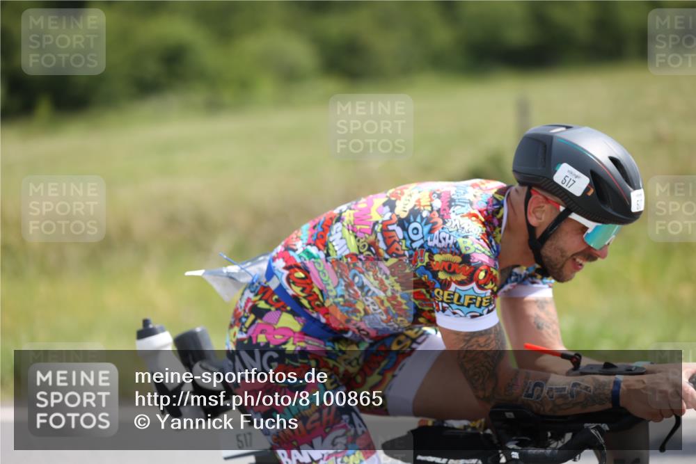 22.06.2025 - Viking Triathlon Yannick Fuchs http://msf.ph/oto/8100865 22.06.2025 12:04:14 Radfahren 38, 333, 517, 524, 650 meine-sportfotos.de