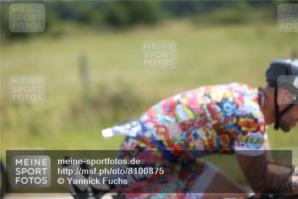 22.06.2025 - Viking Triathlon Yannick Fuchs http://msf.ph/oto/8100875 22.06.2025 12:04:14 Radfahren 38, 333, 517, 524, 650 meine-sportfotos.de