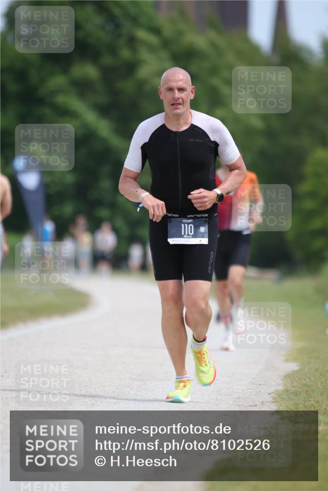 22.06.2025 - Viking Triathlon H.Heesch http://msf.ph/oto/8102526 22.06.2025 13:20:18 Laufen 33, 110 meine-sportfotos.de