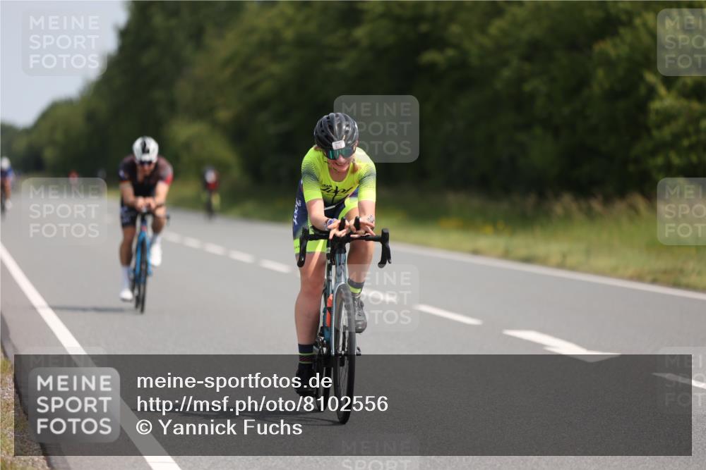 22.06.2025 - Viking Triathlon Yannick Fuchs http://msf.ph/oto/8102556 22.06.2025 11:26:30 Radfahren 61, 236, 659 meine-sportfotos.de