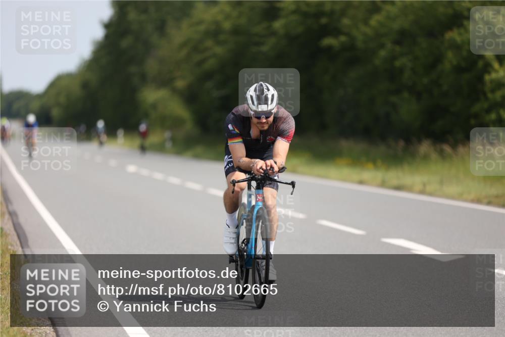 22.06.2025 - Viking Triathlon Yannick Fuchs http://msf.ph/oto/8102665 22.06.2025 11:26:32 Radfahren 61, 393, 488, 659 meine-sportfotos.de