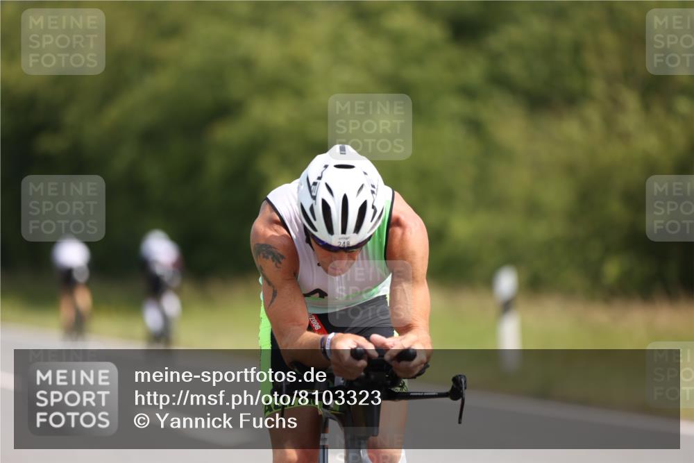22.06.2025 - Viking Triathlon Yannick Fuchs http://msf.ph/oto/8103323 22.06.2025 11:26:59 Radfahren 145, 167, 248, 368 meine-sportfotos.de