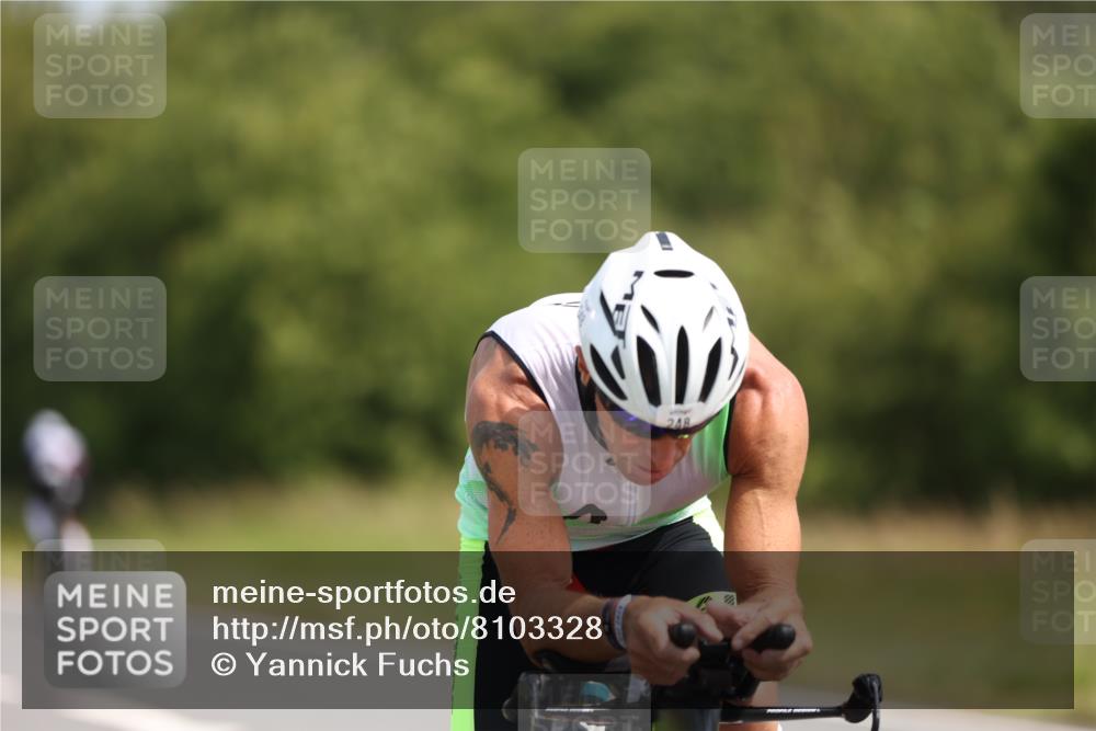 22.06.2025 - Viking Triathlon Yannick Fuchs http://msf.ph/oto/8103328 22.06.2025 11:27:00 Radfahren 145, 167, 248, 368 meine-sportfotos.de