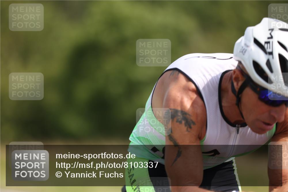 22.06.2025 - Viking Triathlon Yannick Fuchs http://msf.ph/oto/8103337 22.06.2025 11:27:00 Radfahren 145, 167, 248, 368 meine-sportfotos.de