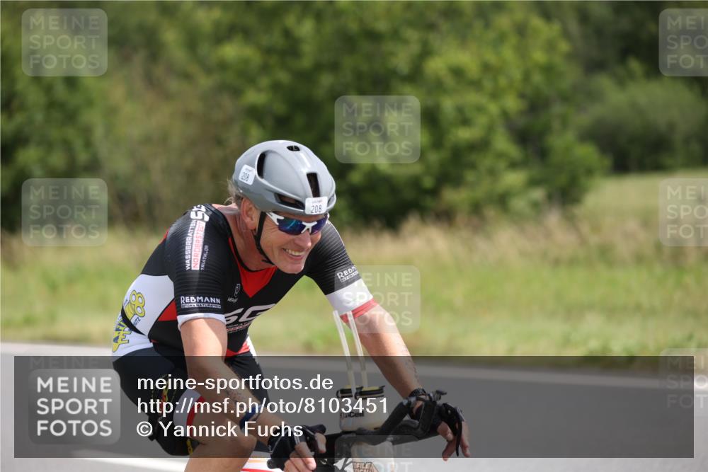 22.06.2025 - Viking Triathlon Yannick Fuchs http://msf.ph/oto/8103451 22.06.2025 12:06:11 Radfahren 70, 74, 208, 258, 300, 323 meine-sportfotos.de