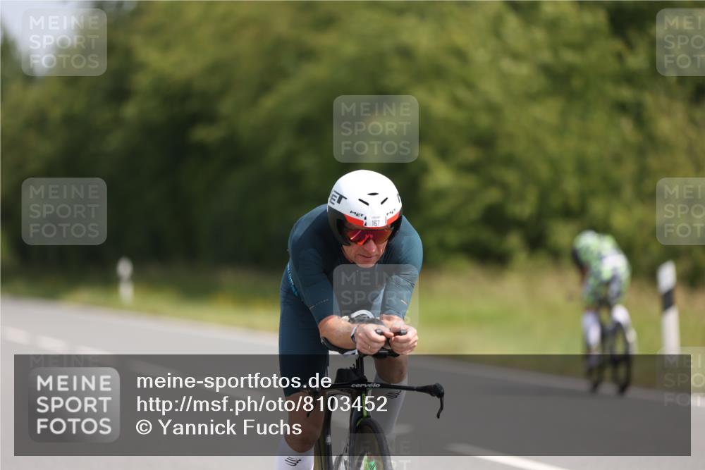 22.06.2025 - Viking Triathlon Yannick Fuchs http://msf.ph/oto/8103452 22.06.2025 11:27:07 Radfahren 167, 253, 368, 437 meine-sportfotos.de
