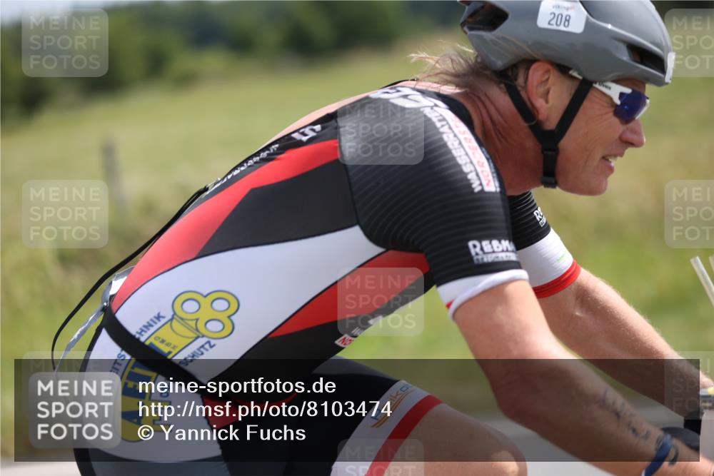 22.06.2025 - Viking Triathlon Yannick Fuchs http://msf.ph/oto/8103474 22.06.2025 12:06:12 Radfahren 70, 74, 121, 208, 258, 323 meine-sportfotos.de