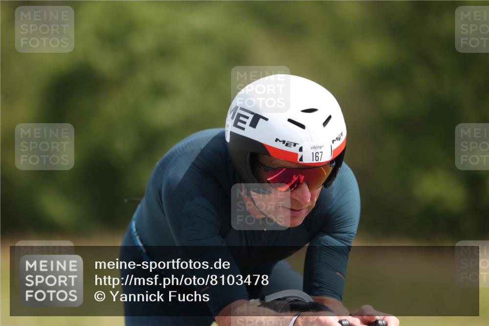 22.06.2025 - Viking Triathlon Yannick Fuchs http://msf.ph/oto/8103478 22.06.2025 11:27:08 Radfahren 167, 253, 437, 529 meine-sportfotos.de