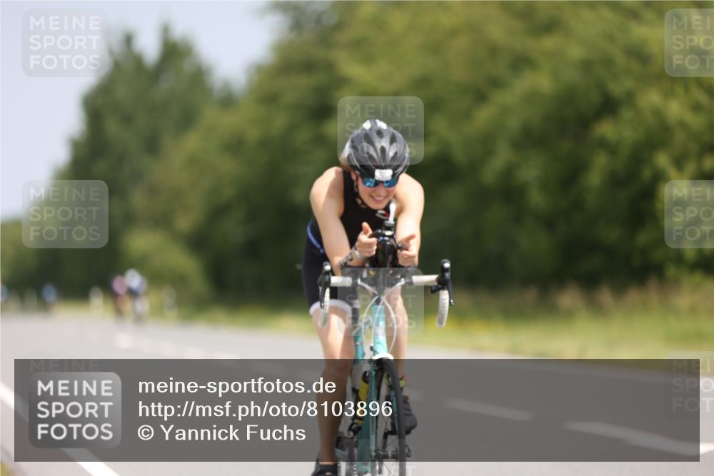 22.06.2025 - Viking Triathlon Yannick Fuchs http://msf.ph/oto/8103896 22.06.2025 12:07:17 Radfahren 3, 24, 143, 200, 469 meine-sportfotos.de