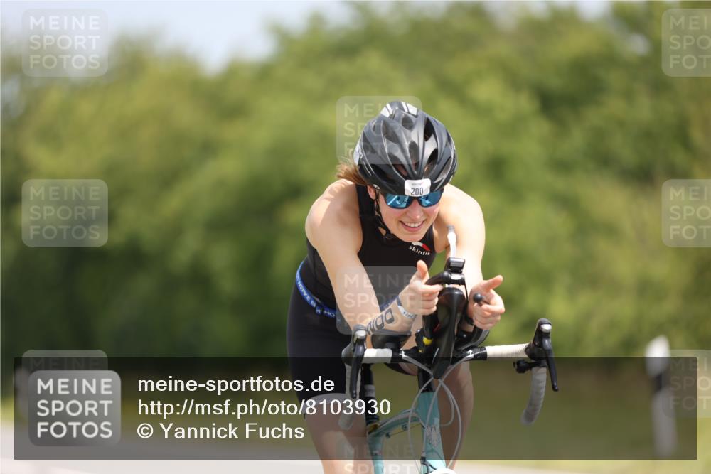 22.06.2025 - Viking Triathlon Yannick Fuchs http://msf.ph/oto/8103930 22.06.2025 12:07:18 Radfahren 3, 24, 143, 200, 469 meine-sportfotos.de