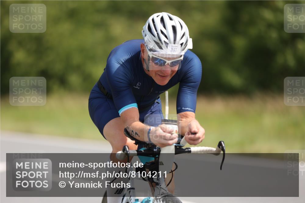 22.06.2025 - Viking Triathlon Yannick Fuchs http://msf.ph/oto/8104211 22.06.2025 11:27:48 Radfahren 222, 397, 513 meine-sportfotos.de