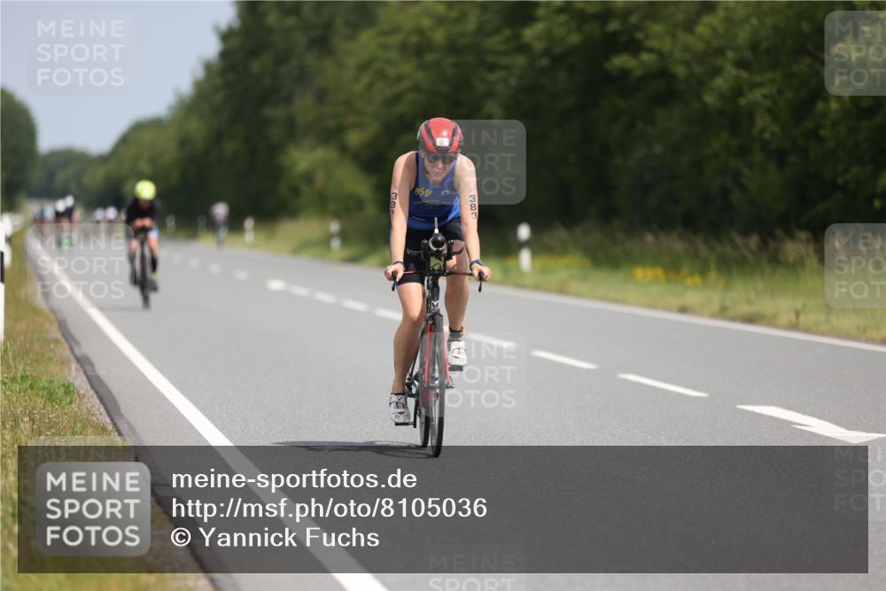 22.06.2025 - Viking Triathlon Yannick Fuchs http://msf.ph/oto/8105036 22.06.2025 12:09:23 Radfahren 31, 140, 195, 383, 446 meine-sportfotos.de