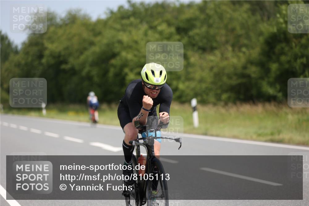 22.06.2025 - Viking Triathlon Yannick Fuchs http://msf.ph/oto/8105113 22.06.2025 12:09:28 Radfahren 31, 167, 185, 195, 383, 446 meine-sportfotos.de