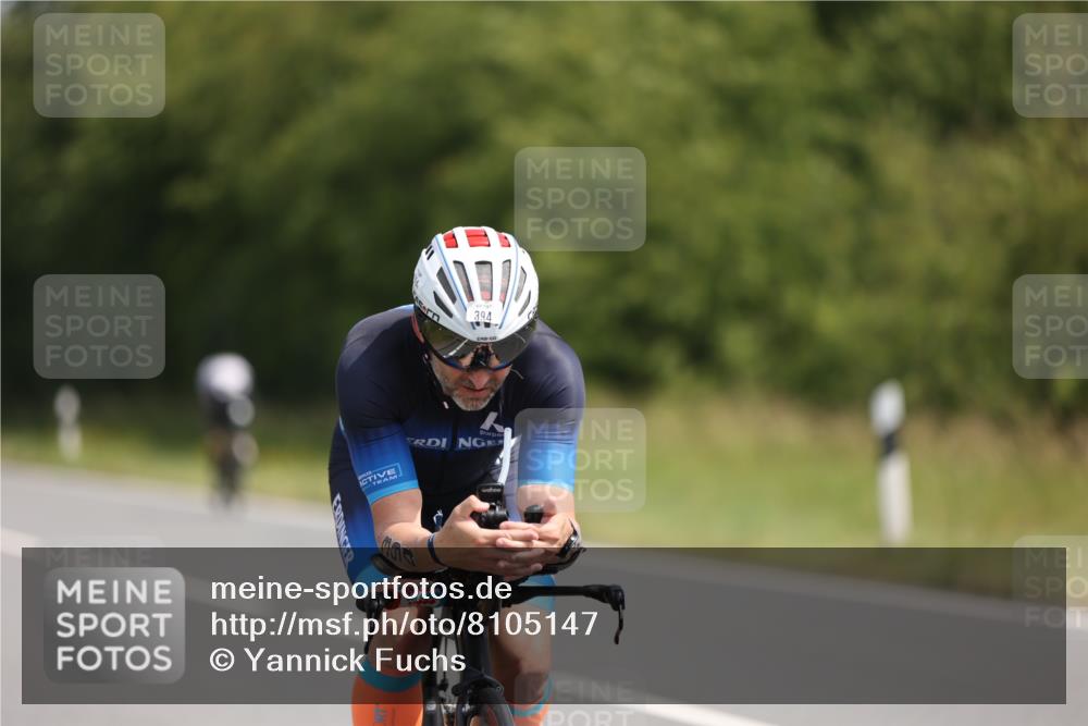 22.06.2025 - Viking Triathlon Yannick Fuchs http://msf.ph/oto/8105147 22.06.2025 11:29:11 Radfahren 152, 394 meine-sportfotos.de