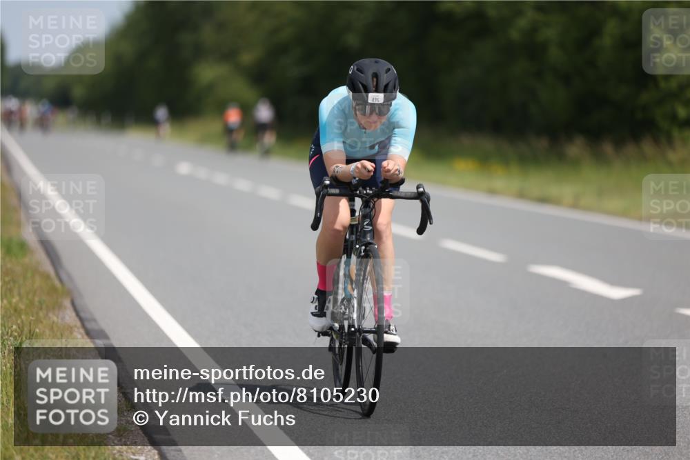 22.06.2025 - Viking Triathlon Yannick Fuchs http://msf.ph/oto/8105230 22.06.2025 12:09:41 Radfahren 310, 402, 422, 495, 605 meine-sportfotos.de