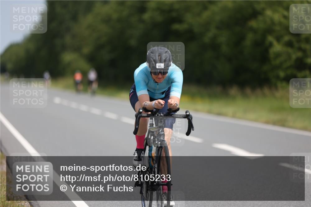 22.06.2025 - Viking Triathlon Yannick Fuchs http://msf.ph/oto/8105233 22.06.2025 12:09:41 Radfahren 310, 402, 422, 495, 605 meine-sportfotos.de