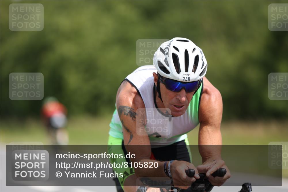 22.06.2025 - Viking Triathlon Yannick Fuchs http://msf.ph/oto/8105820 22.06.2025 12:10:51 Radfahren 248, 267, 292, 381 meine-sportfotos.de