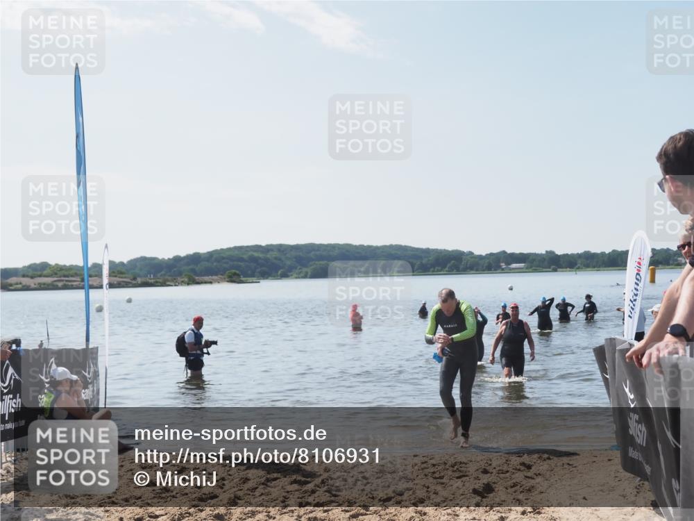 22.06.2025 - Viking Triathlon MichiJ http://msf.ph/oto/8106931 22.06.2025 10:53:06 Schwimmen 160, 165, 319, 470, 640 meine-sportfotos.de