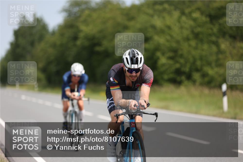22.06.2025 - Viking Triathlon Yannick Fuchs http://msf.ph/oto/8107639 22.06.2025 12:12:36 Radfahren 61, 394, 397, 477 meine-sportfotos.de